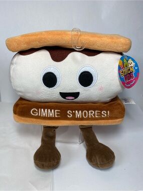 Mi Plush S'mores Stuffed Toy - White, Brown, Tan